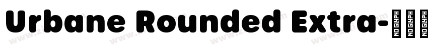 Urbane Rounded Extra字体转换